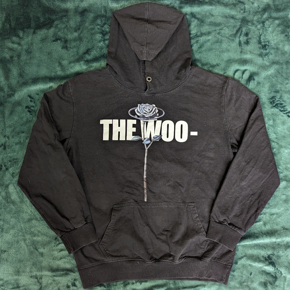 Vlone x Pop Smoke The Woo Hoodie Size Small Unisex